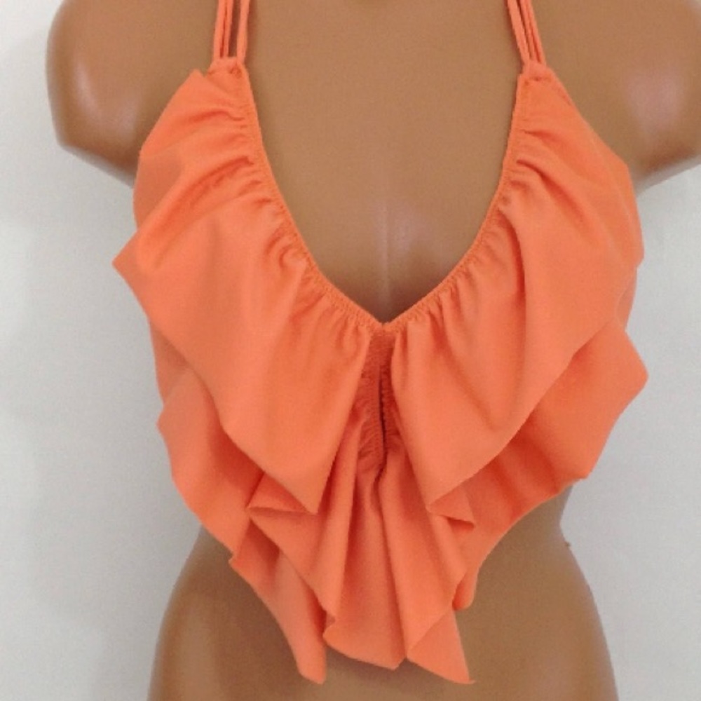 Brand New Handmade Ruffle Bikini Too Size S - Picture 6 of 7